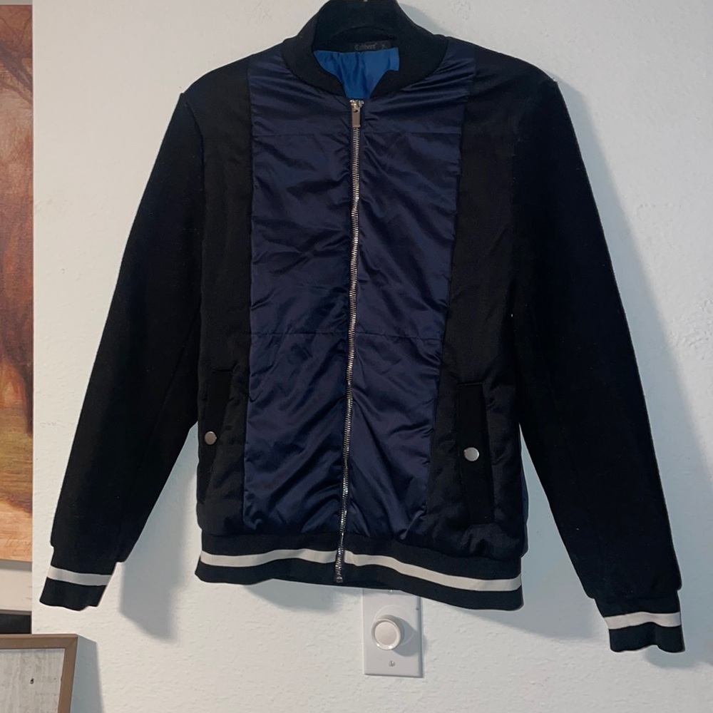 Cabbeen Two Tone Bomber Jacket